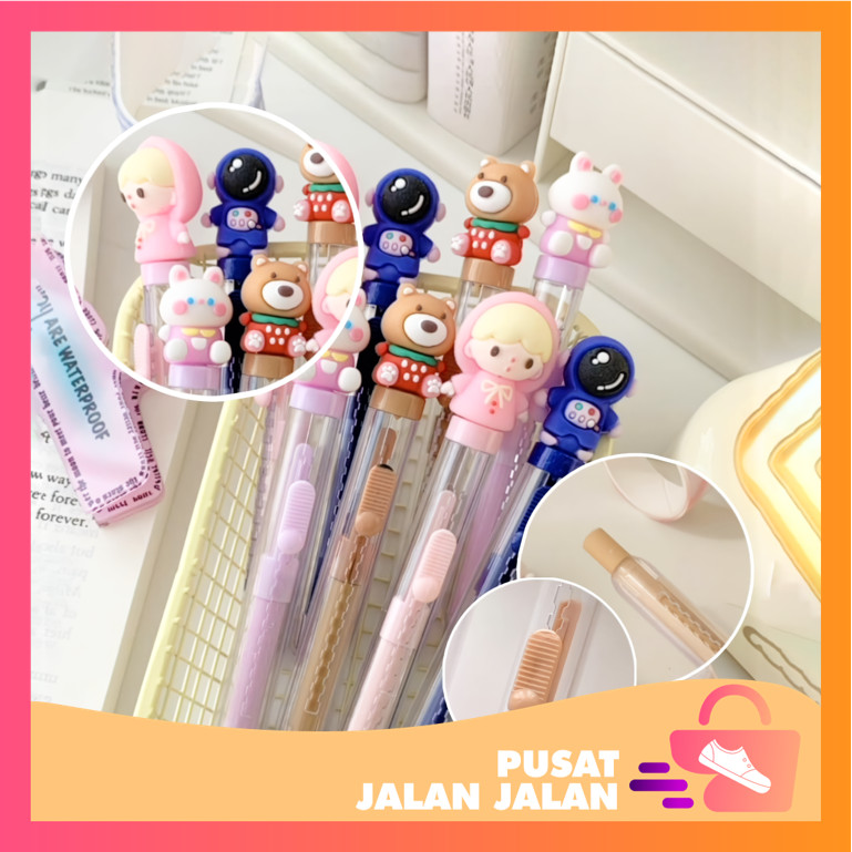

Pusat Jalan-Jalan - S6304 Penghapus Mekanik Untuk Pensil / Mechanical Eraser For Pencil / Penghapus Motif Karakter Lucu / Cute Mechanic Eraser