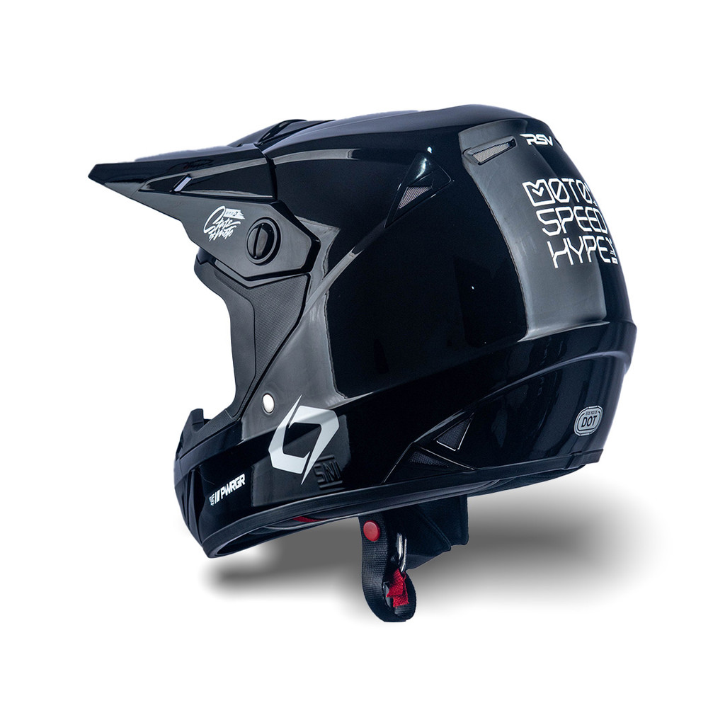 RB Orca Powergear - Helm Orca X RSV Black Out Polish - Black
