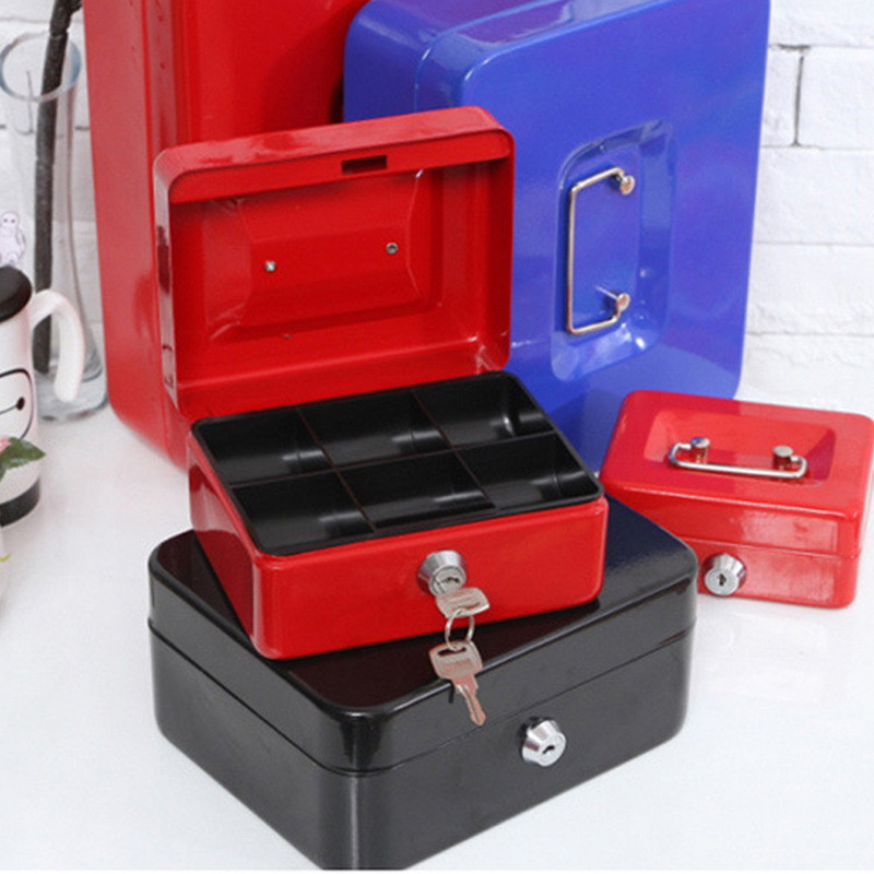 Protable Key Safe Box Key Locker Safe Home Shop Steel Safe Money Box Security Cash box Storage Hidde