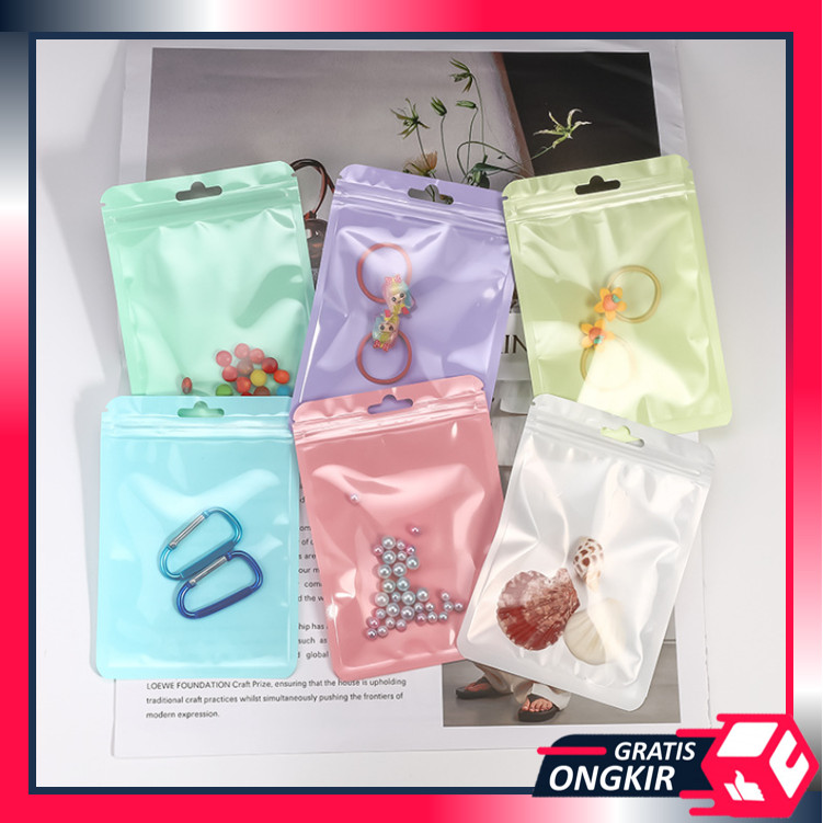 

Gratis Ongkir - 6590 Ziplock Bag Plastik / Plastik Ziplock Warna Macaron / Souvenir Pouch Serbaguna / Pouch Plastik Packaging Aksesoris