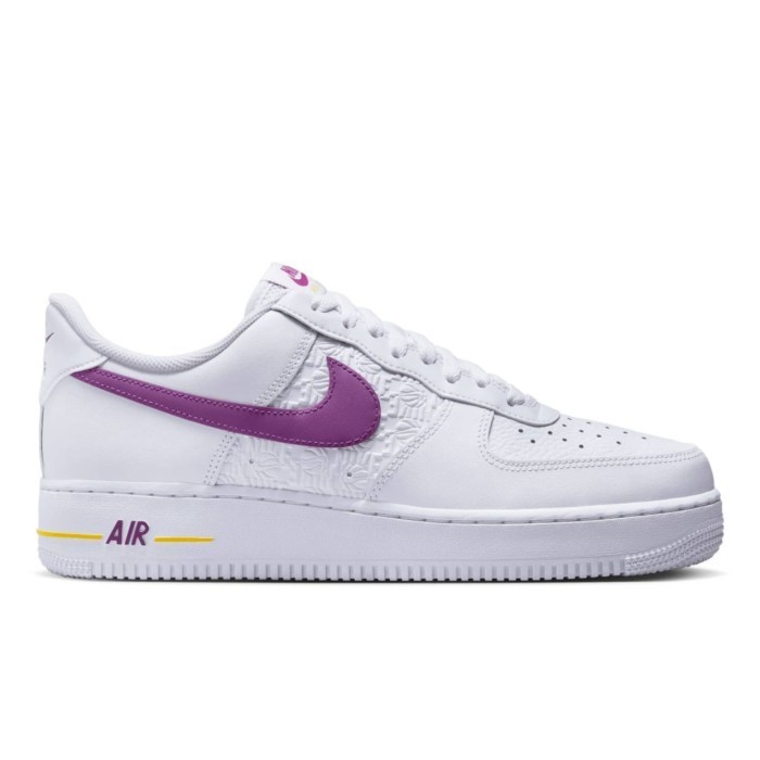 Sepatu Sneakers NKE Air Force 1 Low EMB Lakers Bold Berry Original FJ4209-100