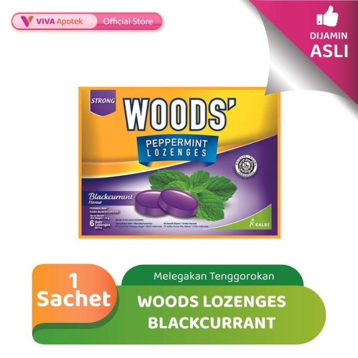 

Woods Lozenges Blackcurrant Sachet