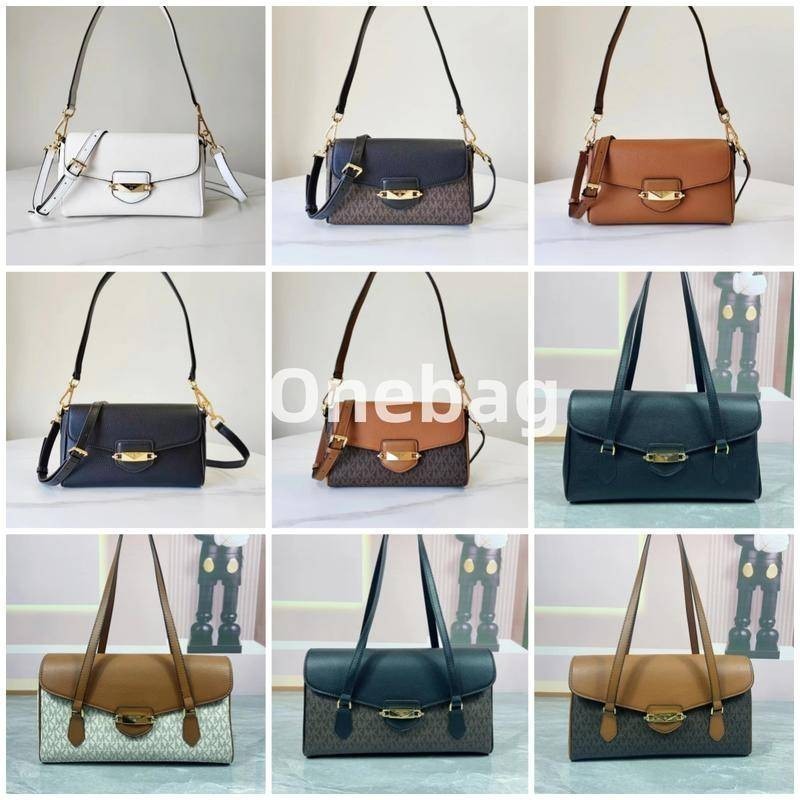 Original 2024 new MK Fleur New Underarm Bag Women's Crossbody Bag9689 1302