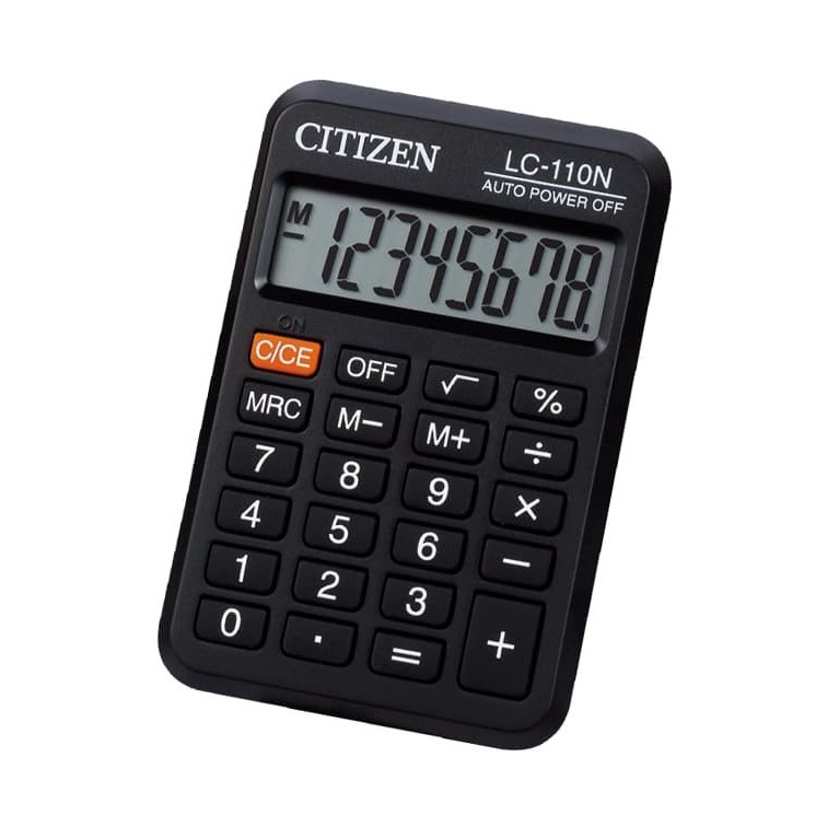 

Citizen Kalkulator LC-110N 8 Digit Hitam