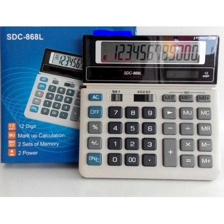 

Kalkulator Calculator Citizen SDC 868L 12Digit - cadangan