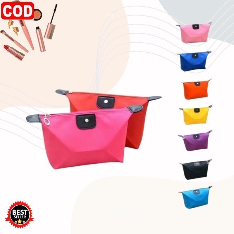 Tas Pouch Kosmetik Wanita Polos/Sovenir Pouch Pernikahan
