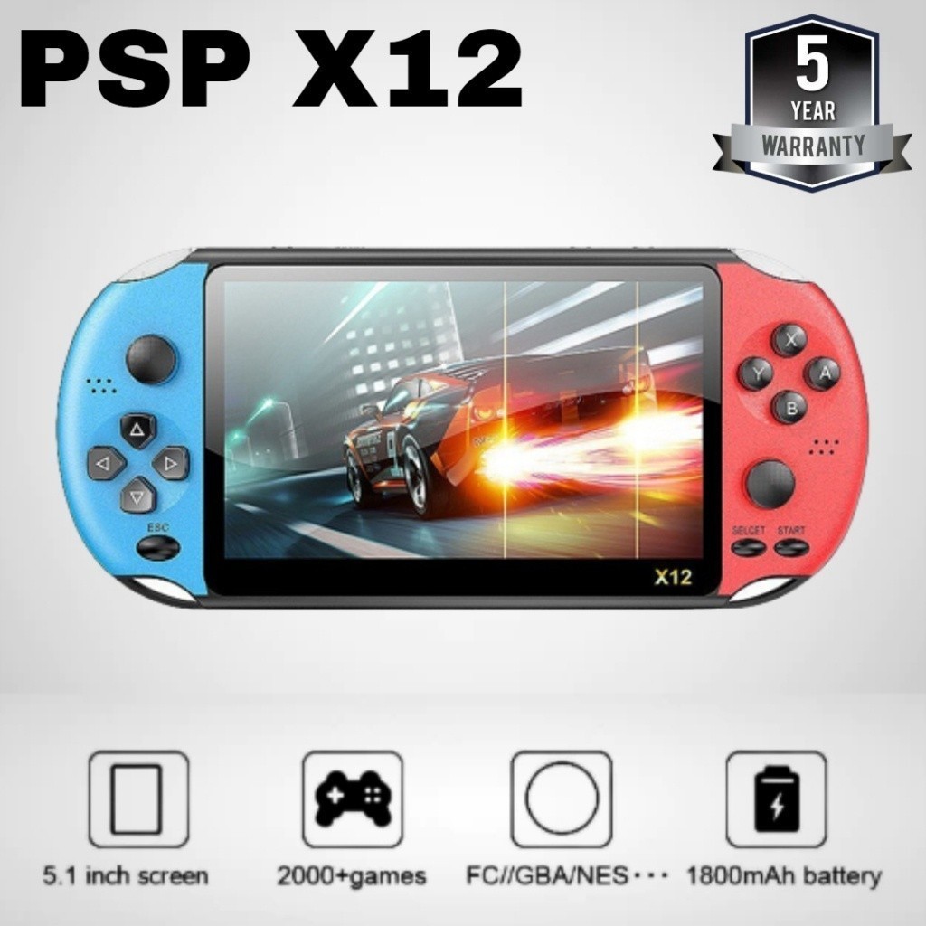[Produk Panas] Konsol Game Super PSP Genggam Mario Double Arcade Genggam GBA Pokemon Nostalgia FC Ra