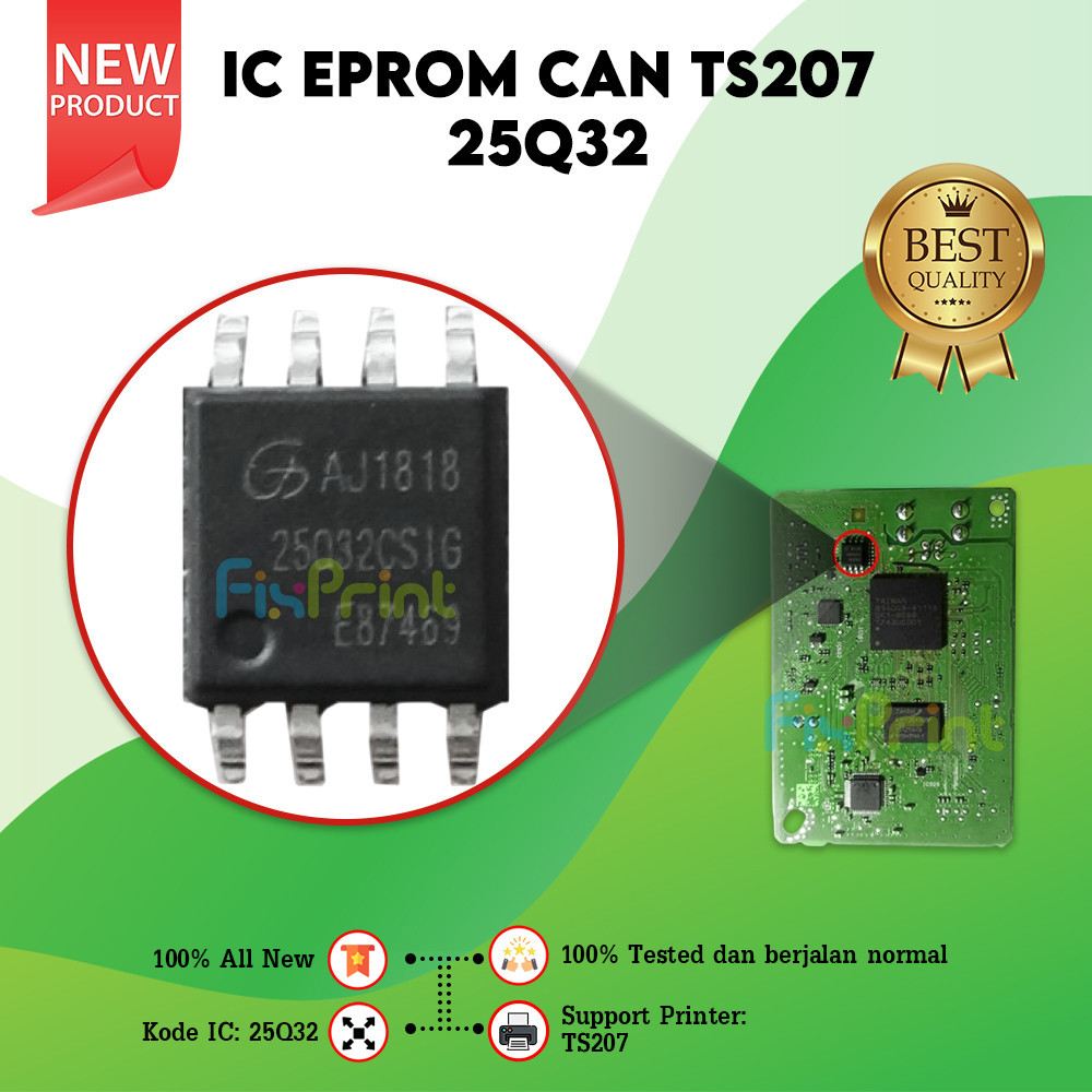 IC Eprom Canon TS207 25Q32 ICEeprom TS-207 IC Resetter Counter TS 207