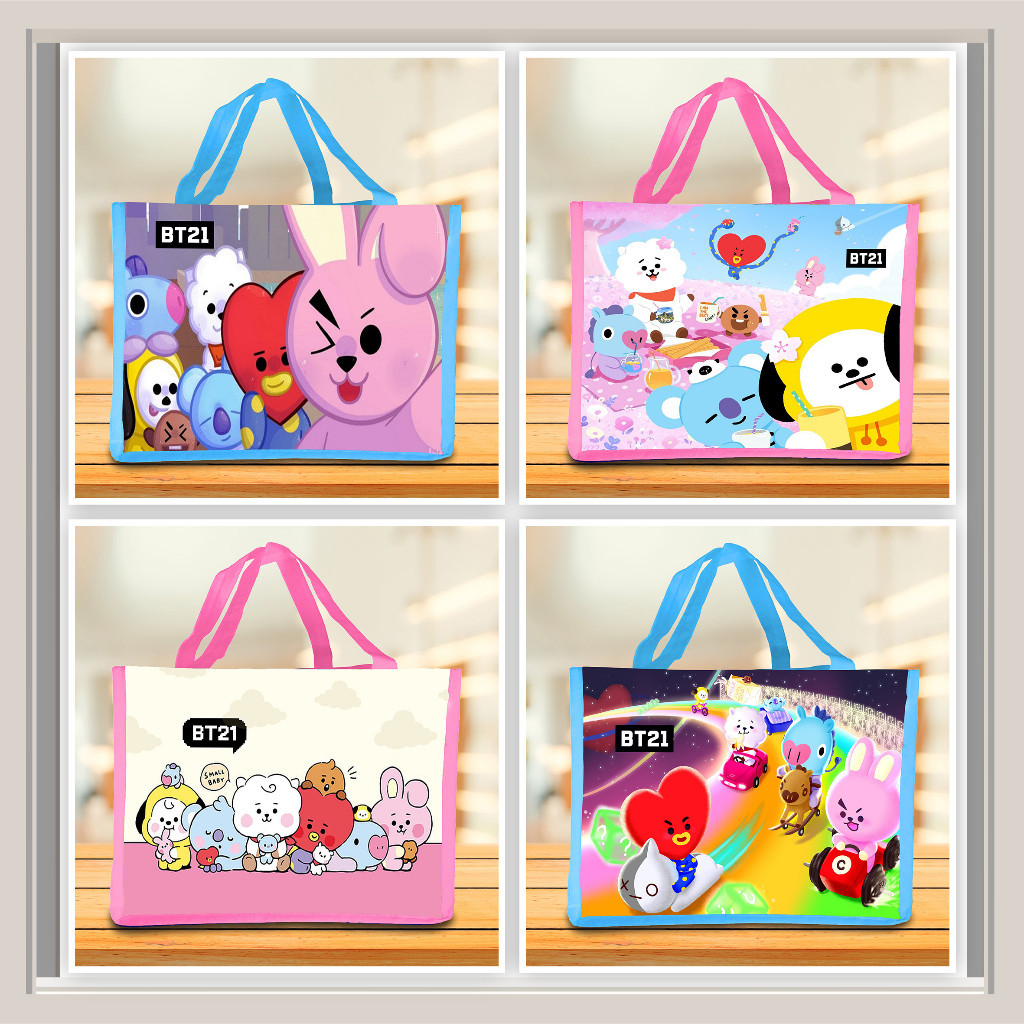GOODIE BAG MURAH BT21 / TAS ULTAH READY STOK BENTO / TAS ULANG TAHUN