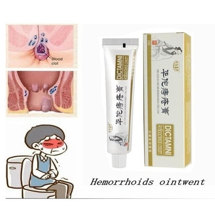 Salep Wasir / Ambeien / Ambeyen Herbal Cina Original - Dictamni Hemorrhoids Cream