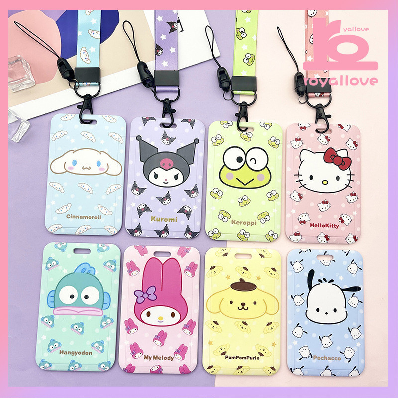 

COD Sanrio Tempat Kartu Lanyard Kartu Pelajar Tempat Kartu Akses Tempat Kartu Makan Tempat Pelindung Kartu