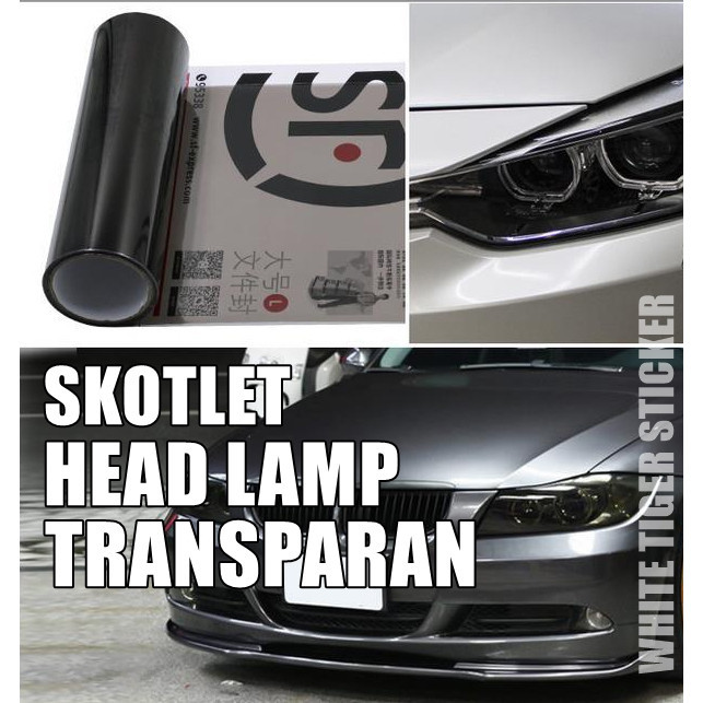 SKOTLET STIKER TRANSPARAN SCOTLITE SMOKE TRANSPARAN SCOTLAIT TRANSPARANT SKOTLET MOTOR TRANSPARAN SK