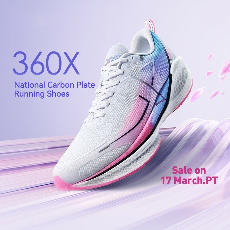Xtep 360X Professional Running shoes Men's Carbon Plate Marathon PB Sport Shoe Lightweight ETPU Mate
