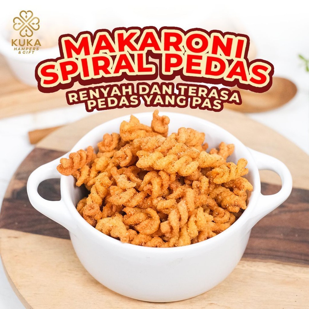 

Makaroni Spiral Pedas / Cemilan Makaroni Pedas Original 175gr