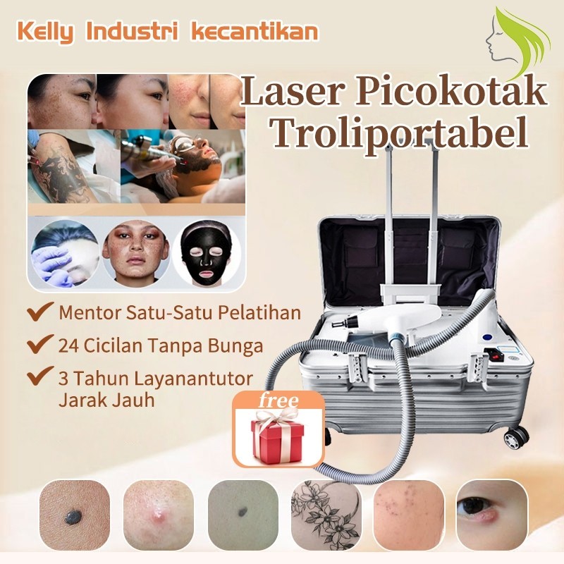 laser picosecond menghilangkan tato laser bopeng dan bekas jerawat alat laser penghilang flek laser 