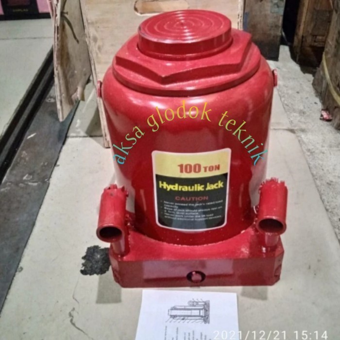 Dongkrak Botol 100 Ton Hidrolik / Hydraulic Jack 100 Ton Termurah