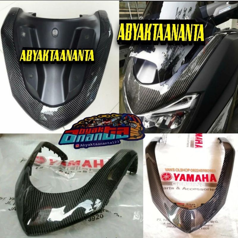 Cover Front Nmax old Nmax V1 Karbon Kevlar Karbon Fiber
