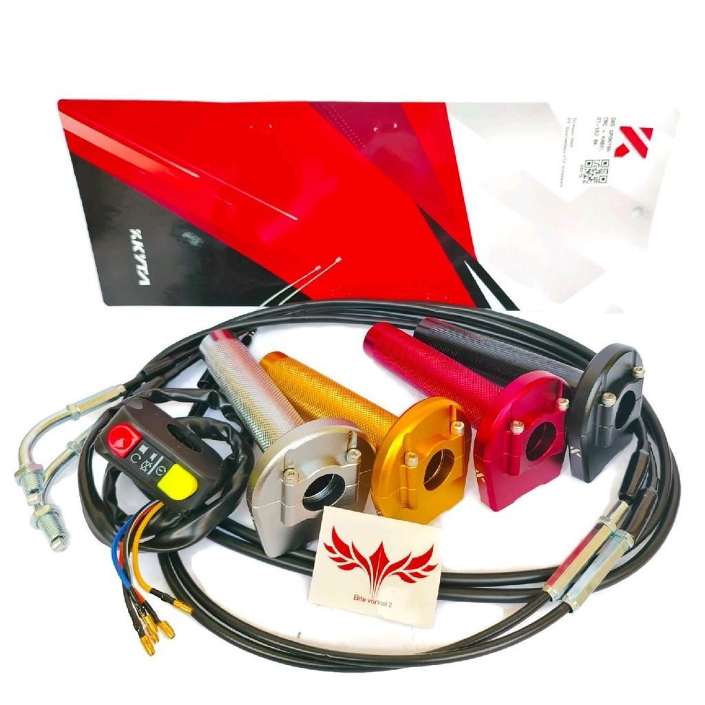 Gas Spontan KTC Kyatco 2 Kabel 190cm | PNP Beat Vario NMAX PCX Mio Scoopy Aerox