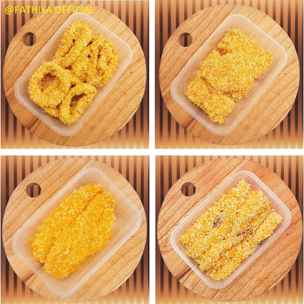 

Menu Katsu Lauk Siap Goreng / Katsu Ayam Katsu Udang Katsu Dori Katsu Cumi Siap Goreng