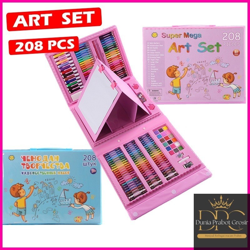 

ART SET 208 150 86 PCS CRAYON ANAK TK NON TOXIC PAUD LENGKAP FABERCASTELL 208PCS 150PCS 168 PIECE 2 3 TAHUN