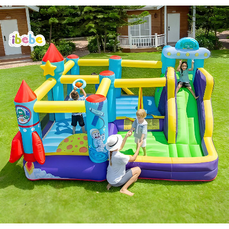 Rocket Bouncy Jumping Istana Balon