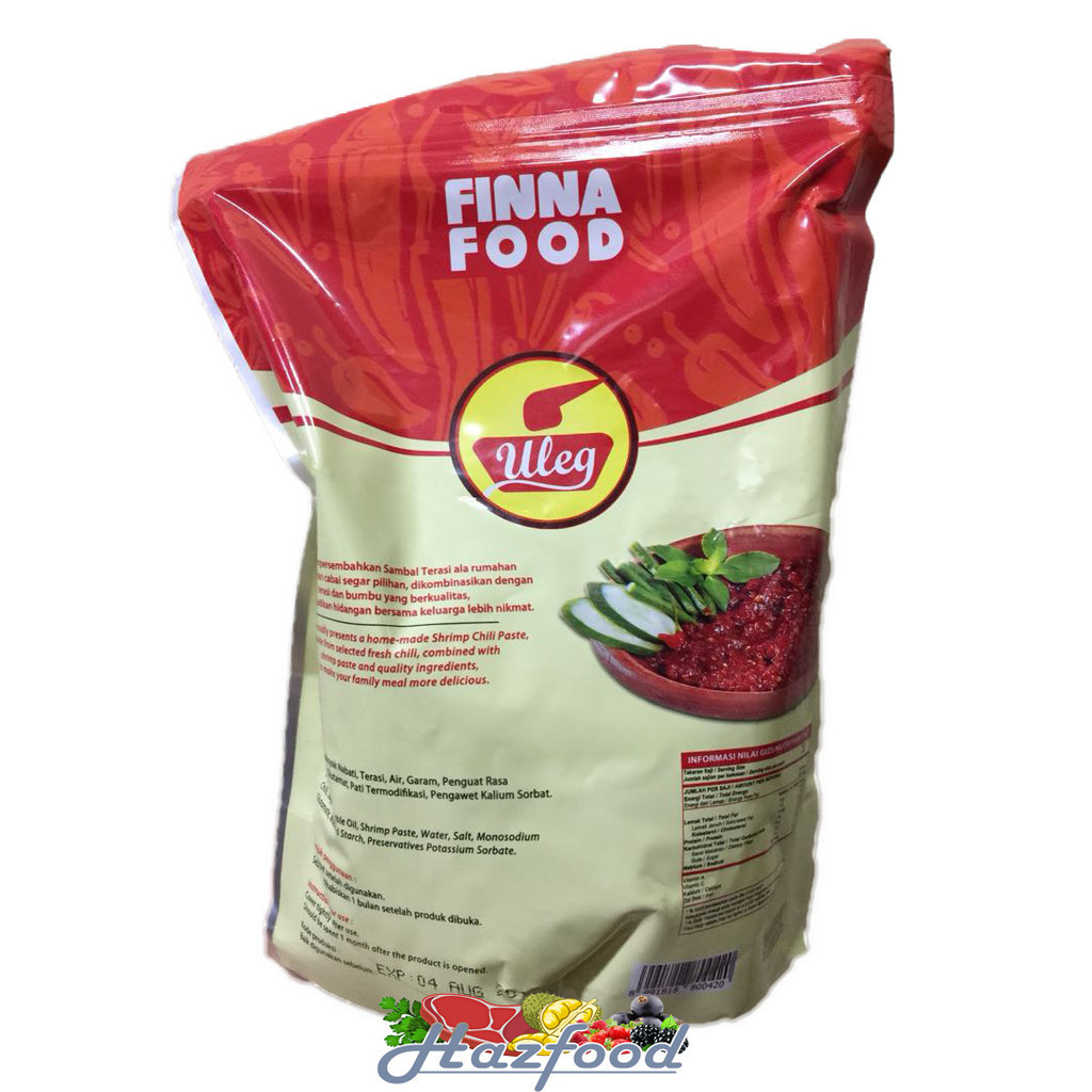 

Uleg - Sambal Terasi Finna ( Pouch ) 1 Kg