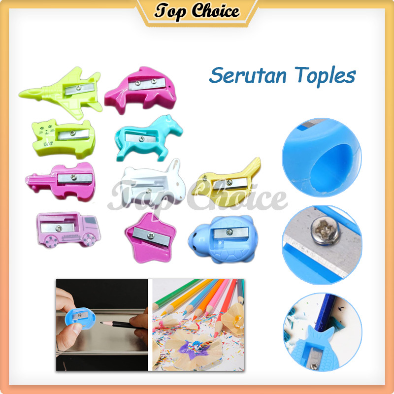 

Serutan Toples / Sharpener / Rautan Pensil / Penyerut