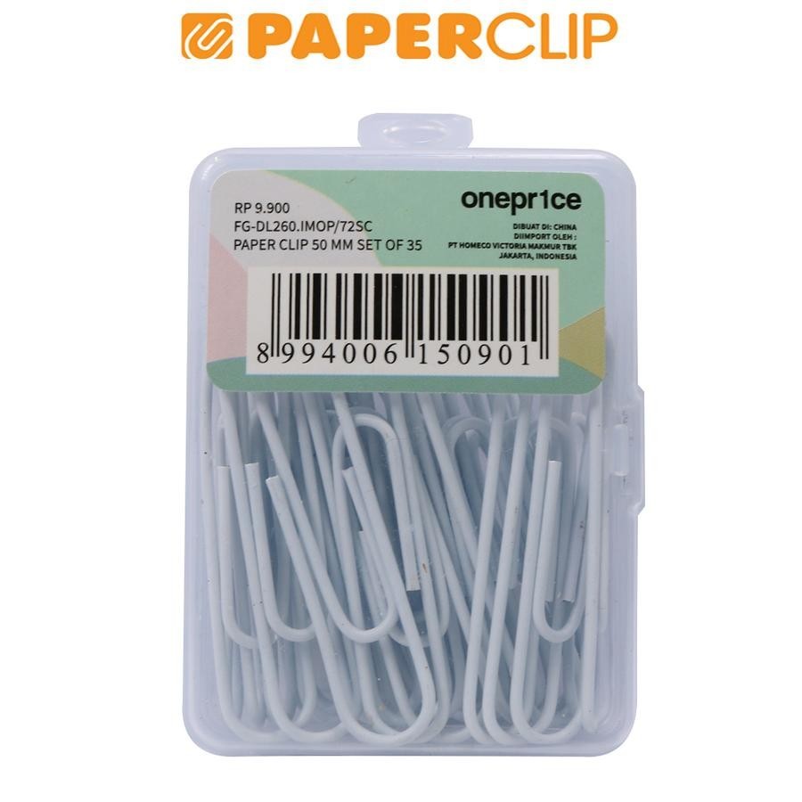 

CLIP PAPER ONE PRICE 50MM SET 36 DL260 COLOR