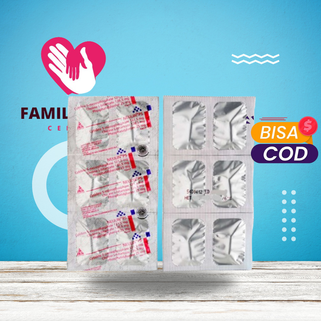 Neulin PS 1 Strip 6 Kapsul / NeulinPS Neulin-PS Neolin-PS Neolin Nelin -familycare