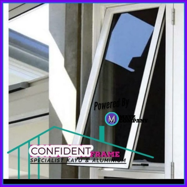 Jendela Aluminium Jungkit ALEXINDO 3 Inch / Daun Jendela Aluminium