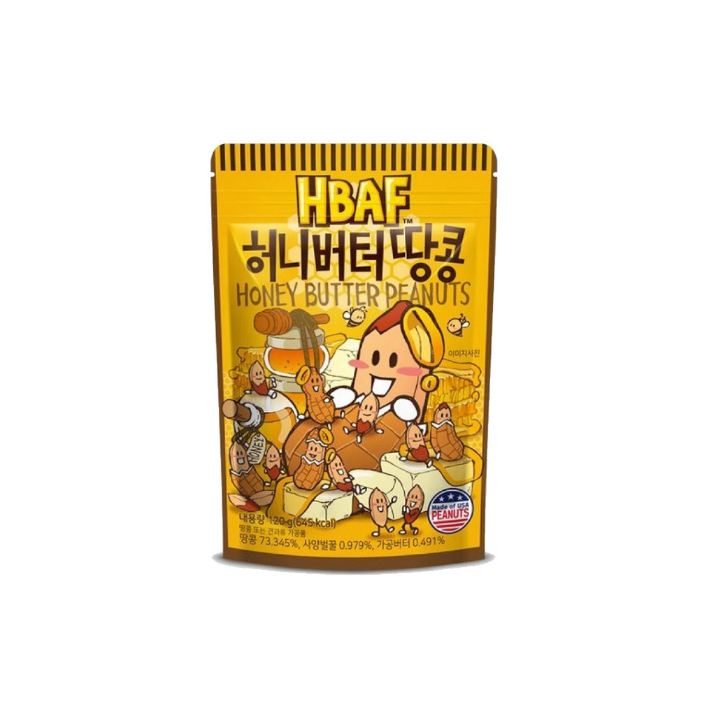 

HBAF HONEY BUTTER PEANUTS (120G) / SNACK IMPORT