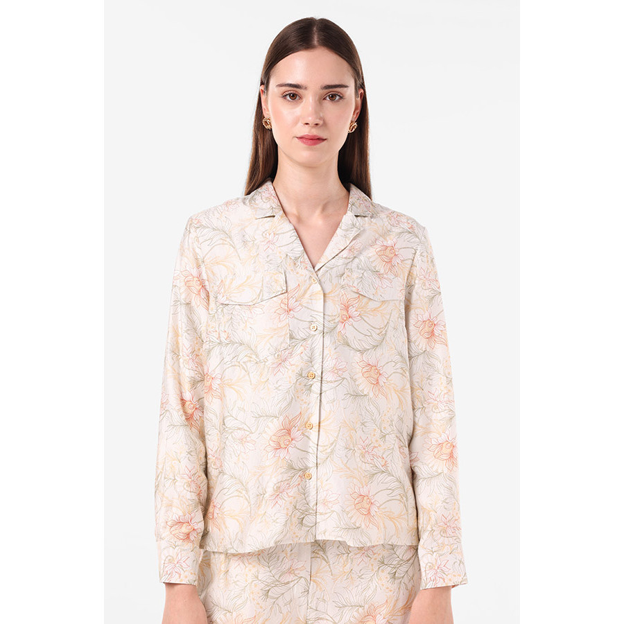 Minimal Noelle Blouse Yellow Light