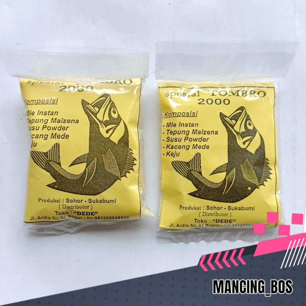 umpan TOMBRO SPECIAL asli sohor 20gr. asli sohor
