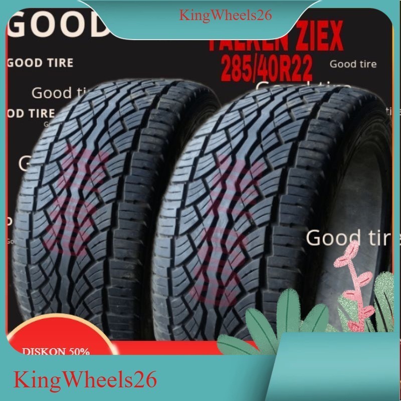 FALKEN ZIEX 285-40-22 R22 BAN MOBIL COPOTAN SEKEN SECOND BEKAS RING 22 BUAT FORTUNER PAJERO DAN MOBI