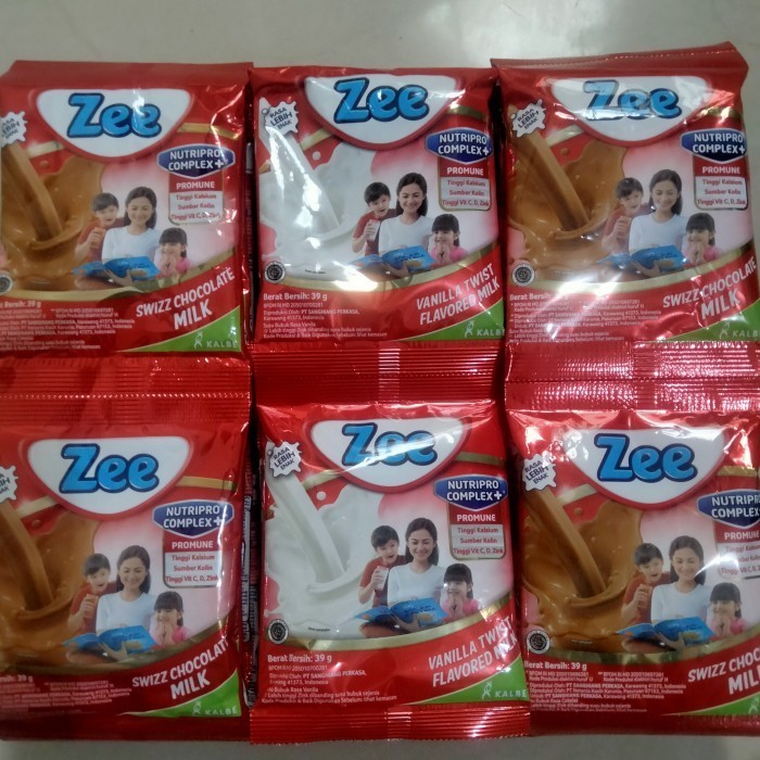 

Susu zee bag Nutripro complex isi 10 sachet - Vanila