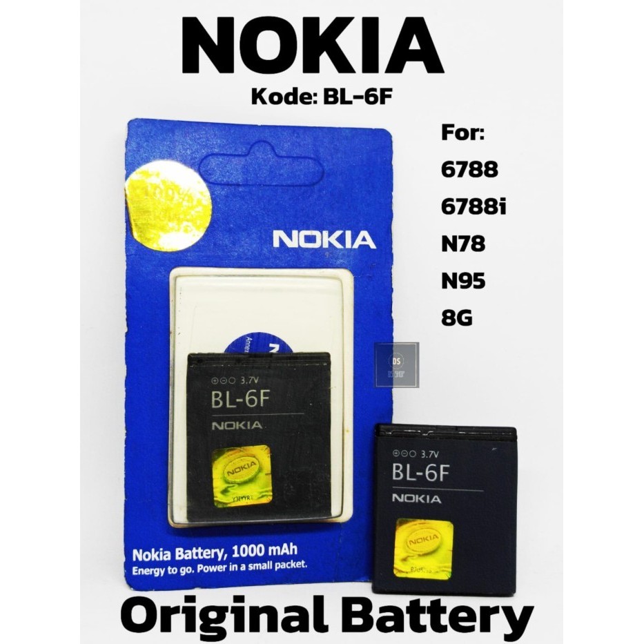 Batrai NOKIA BL-6F BL 6F 6788 N78 N78b N79 N95 ORI Batrai Batre HP ORI 100%