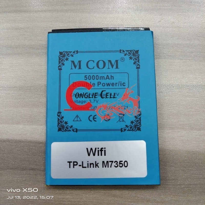 Battery Batere Batre Baterai Double Power Mcom Wifi TP-Link M7350 BERGARANSI