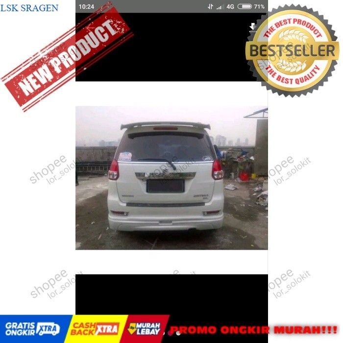 Bemper Bodykit Ertiga Sporty , body kit