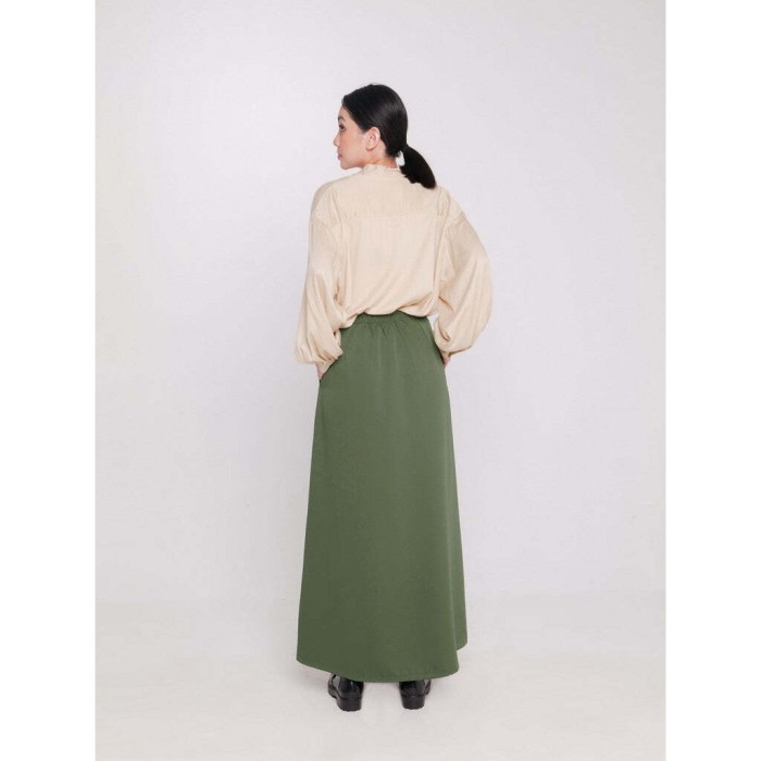 Koleksi Terbaru- THENBLANK Bestari Skirt Bambu - S