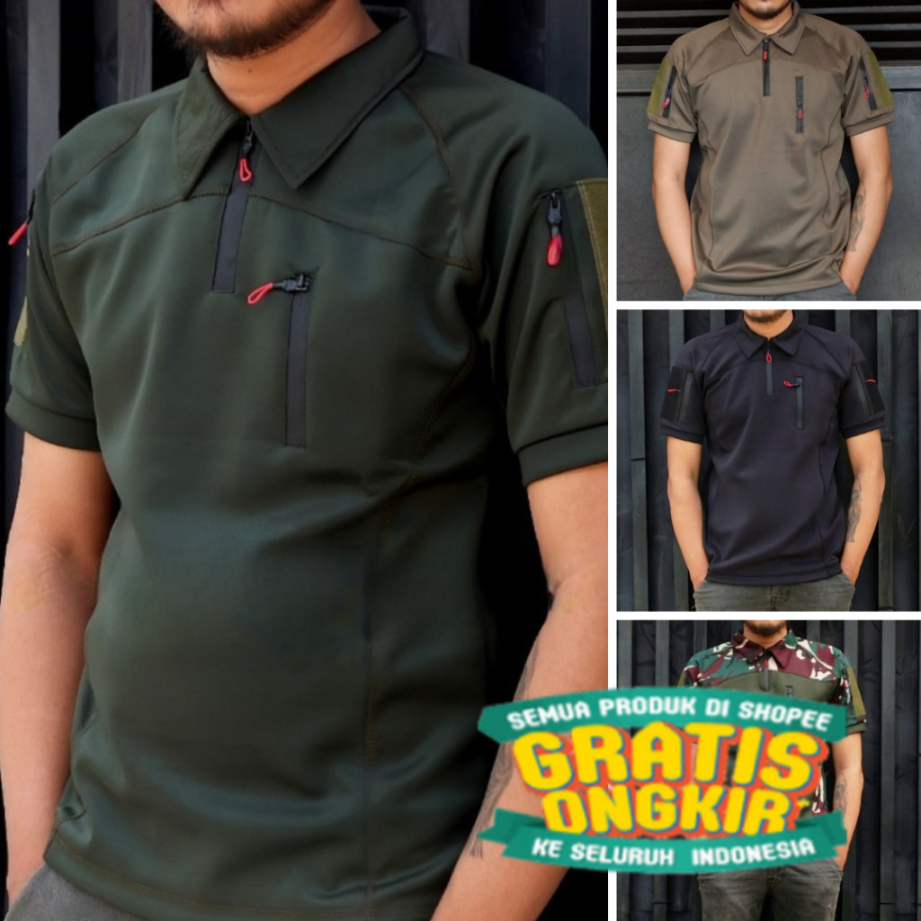 Kaos BDU Scuba Baju Tactical Full Scuba Tshirt Kaos Army Pria Lengan Pendek Kaos Pria / Kaos Tactica