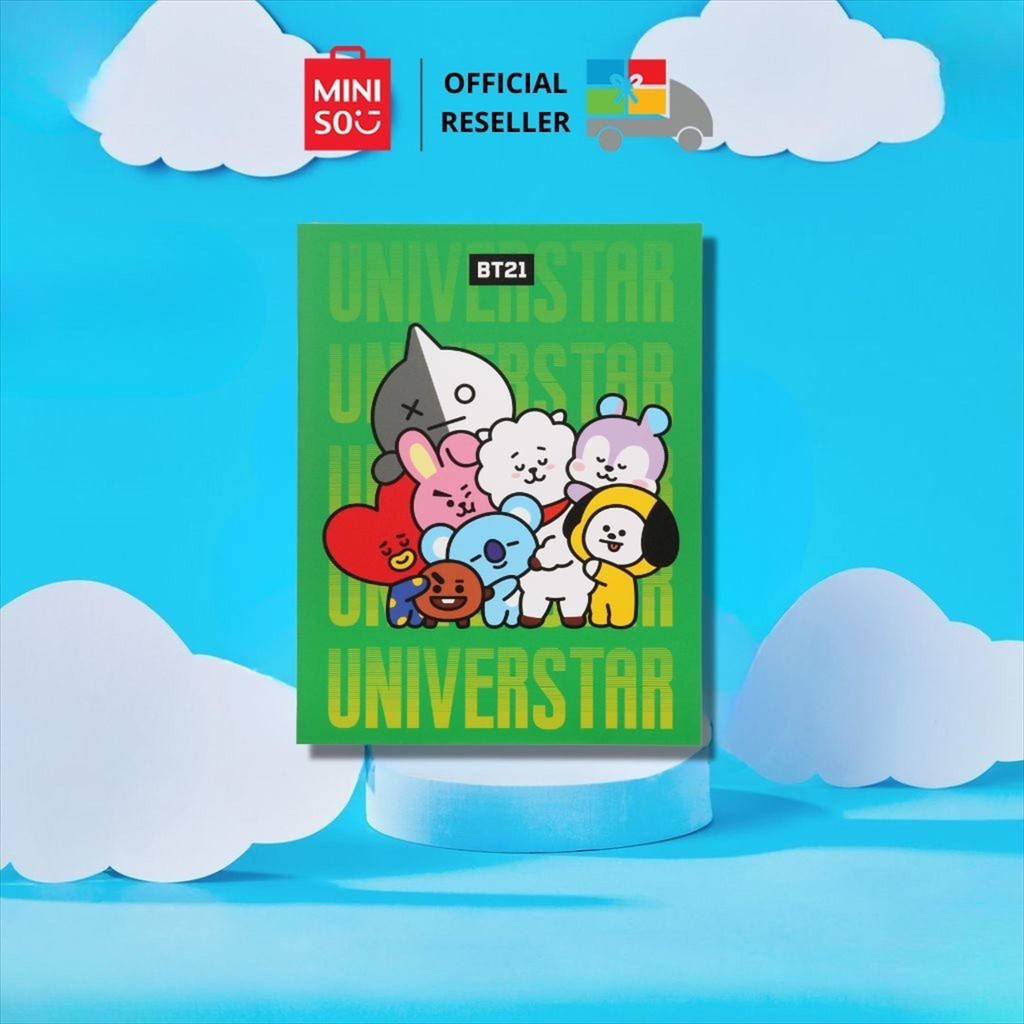 

MINISO x BT21 Collection Collager Books / Buku Tulis