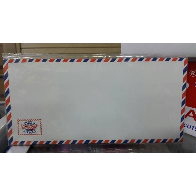 

AMPLOP PUTIH AIRMAIL 11X23CM ADA PEREKAT