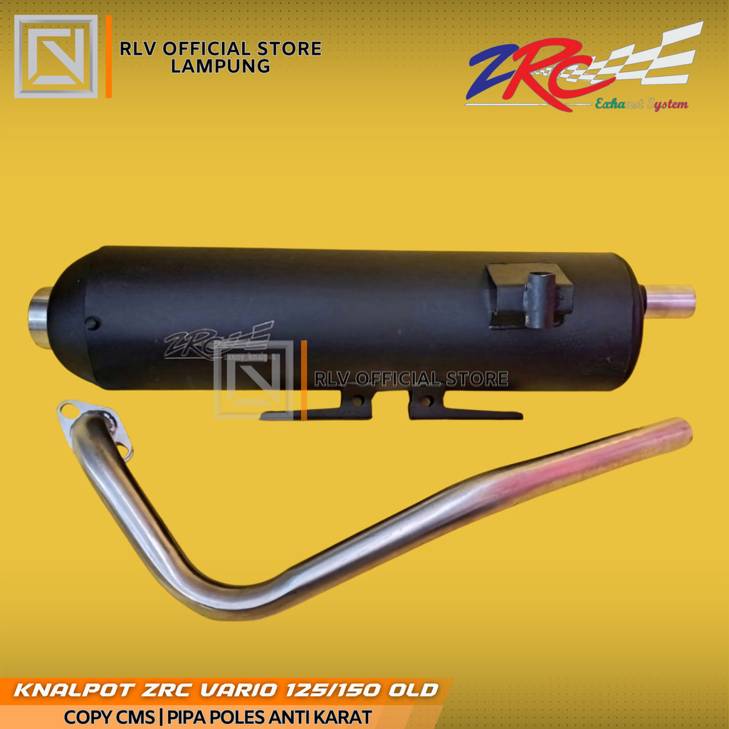 Knalpot Vario 125/150 LED OLD ZRC - Knalpot exhaust Motor