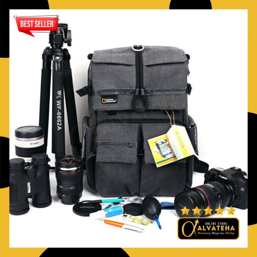 Tas Kamera DSLR Backpack National Geographic Camera Bag NatGeo