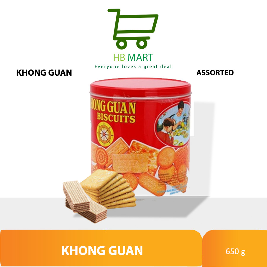 

KHONG GUAN BISCUITS KALENG 650GR