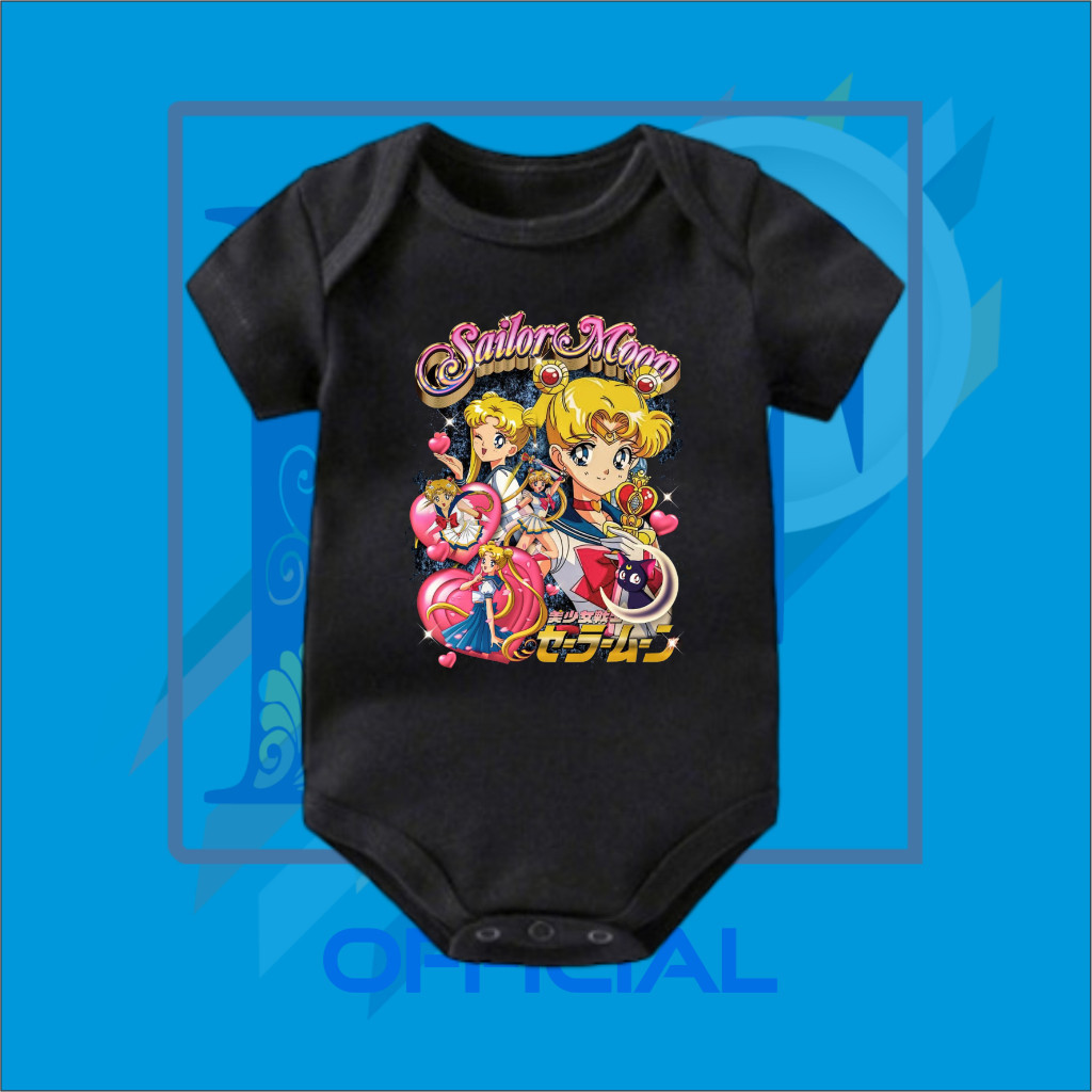BAJU BAYI JUMPER BABY ANIME SAILOR MOON | RATU ANIME MANGA JAPAN BAJU BAYI KARAKTER ANAK PEREMPUAN l
