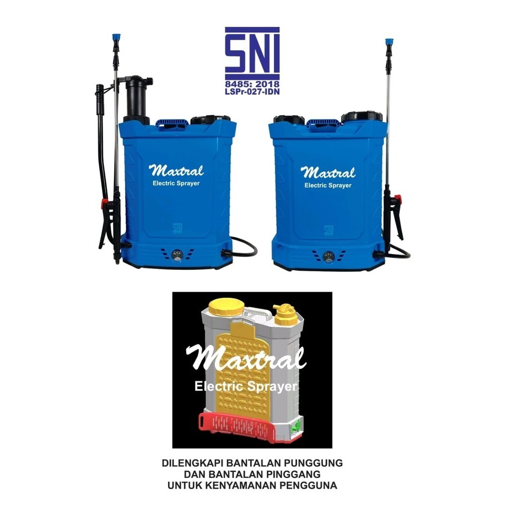 Sprayer / Alat Semprot Pertanian Elektrik + Bantalan Punggung Pinggang Sprayer Electric Semprotan Ob