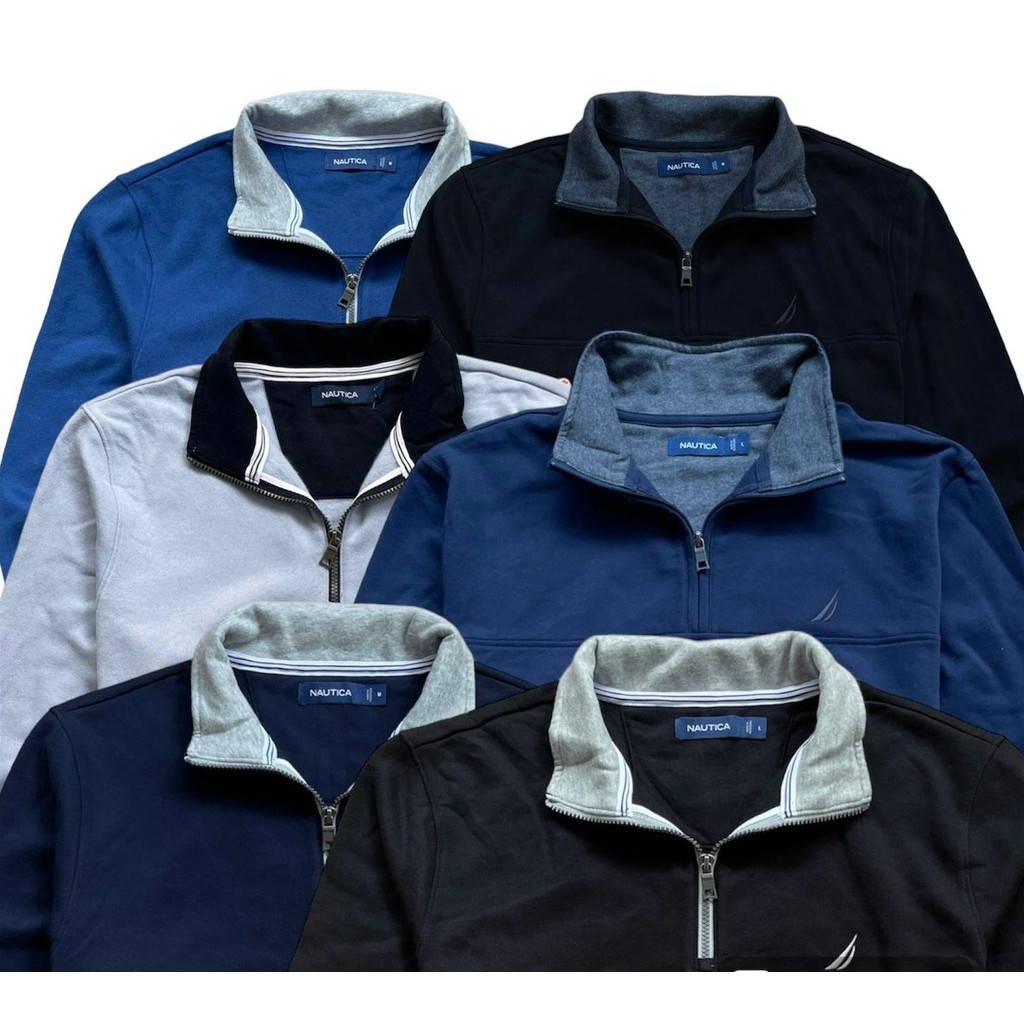 HALF ZIPPER SWEATER COTTON ORIGINAL BRAND SISA EXPORT