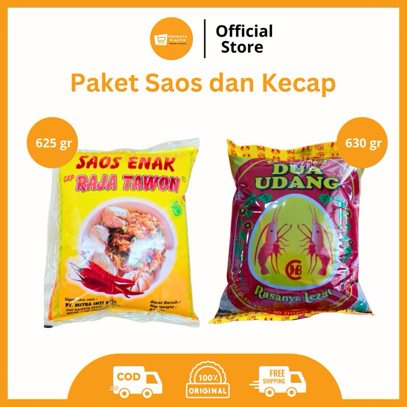 

Paket Saos Sambal Raja Tawon dan Kecap Dua Udang