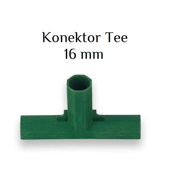 (RLS) Konektor Rangka Rumah Kaca Konektor TEE  Ajir 16mm Green house
